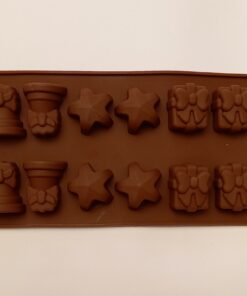 MOLDE SILICONA PARA BOMBONES NAVIDAD