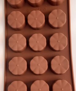 MOLDE SILICONA PARA CHOCOLATE DISEÑO FLOR