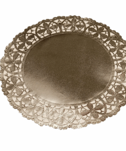 BLONDA REDONDA PLATEADA 28 CM PACK 20 UNIDADES