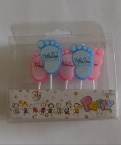 VELAS TORTA BABY SHOWER PIECESITOS