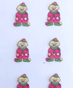 LÁMINA CHOCOTRANSFER MA BAKER, DISEÑO PAYASITO