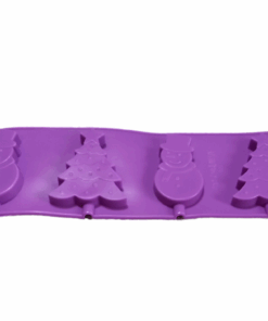 MOLDE PALETA  MONO DE NIEVE Y ÁRBOL NAVIDAD