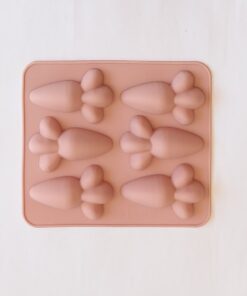 MOLDE SILICONA 6 ZANAHORIAS APTO PARA HORNO