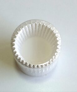 MINI CAPSULA MUFFINS Y COCADAS BLANCA