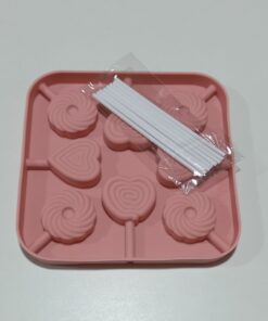 MOLDE  SILICONA PARA PALETAS DISEÑO CARAMELOS