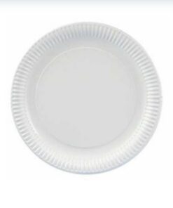 PLATO CARTÓN N°1- 15cm 20 UNIDADES