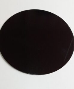 BASE 25CM CARTON GRUESO COLOR NEGRO