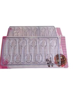MOLDE CUCHARITAS ACRILICO PARA CHOCOLATE