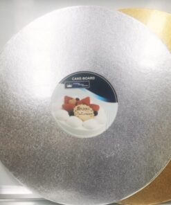 BASE 25 CM DORADA Y PLATEADA