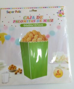 CAJA PARA POPCORN (CABRITAS) 6 UNIDADES