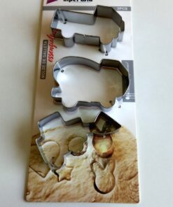 CORTADOR GALLETAS CAMIÓN Y RETROEXCAVADORA 3 PIEZAS