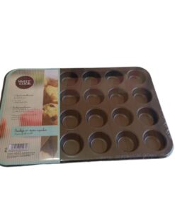 MOLDE 24 MINI CUPCAKE ANTIADHERENTE SWEET COOK