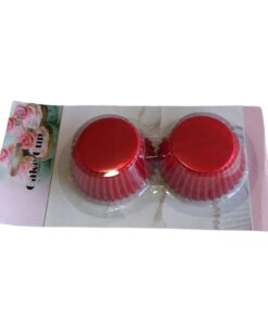 CAPSULA ROJO ALUMINIO N°8 - 80 UNIDADES