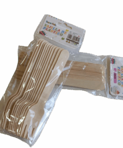 TENEDOR MADERA PACK 12 UNIDADES