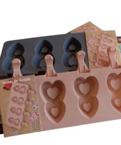 MOLDE HELADO CORAZONES