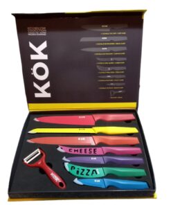 SET CUCHILLOS Y PELADOR KÖK