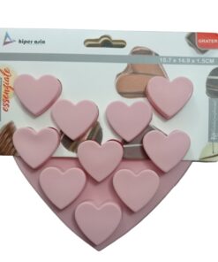 MOLDE SILICONA CORAZONES