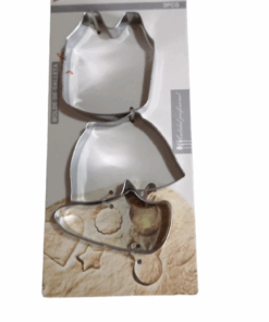 SET CORTADOR GALLETAS 3 PIEZAS FÚTBOL