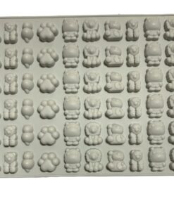 MOLDE SILICONA GOMITAS, FONDANT, CHOCOLATE