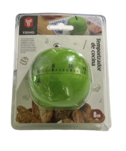 RELOJ TEMPORIZADOR MANZANA VERDE