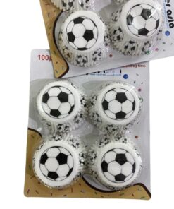 CASULAS MUFFINS FÚTBOL 100 UNIDADES