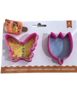 SET 2 CORTADORES MARIPOSA Y FLOR