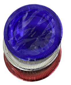 PLATO METALIZADO COLORES GRANDE