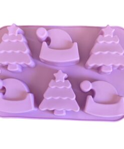 MOLDE GORROS Y PINOS NAVIDAD