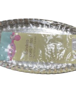 BANDEJA PLATEADA OVALADA 3 UNIDADES