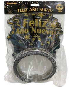CINTILLO FELIZ AÑO NUEVO DORADO