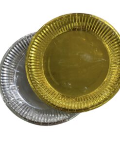 PLATO DORADO Y PLATEADO