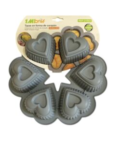 MOLDE 6 MUFFINS CORAZÓN