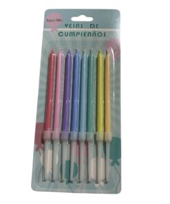 VELAS COLOR PASTEL