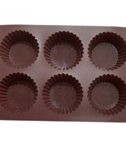 MOLDE SILICONA 6 MUFFINS