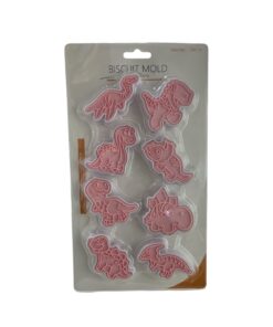 CORTADOR 8 DINOSAURIOS CON MARCADOR