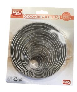 SET 14 CORTADORES CIRCULARES ACERO INOXIDABLE