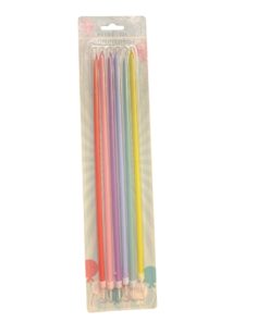 VELAS COLOR PASTEL LARGAS