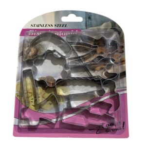 SET CORTADOR DISEÑO HERRAMIENTAS ACERO INOX