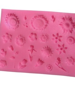 MOLDE SILICONA FLORES