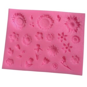 MOLDE SILICONA FLORES