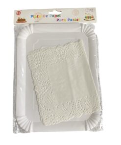 BANDEJA CON BLONDA 3 UNIDADES