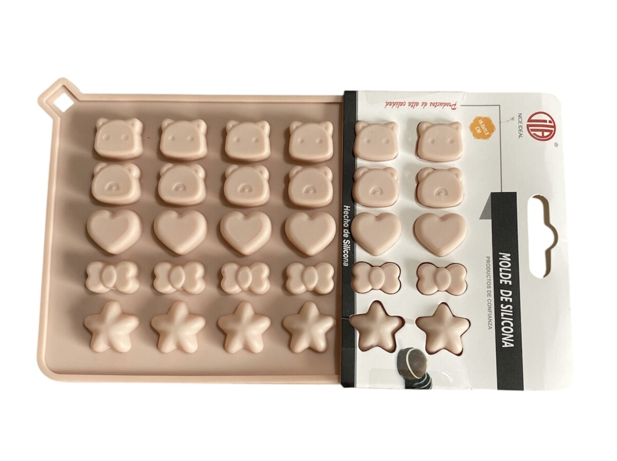 MOLDE SILICONA GOMITAS/CHOCOLATE/FONDANT