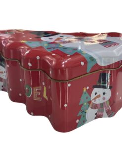 CAJA METÁLICA PINO  ROJA