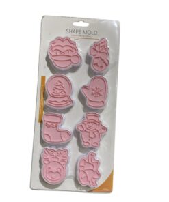 SET 8 CORTADORES NAVIDAD CON MARCADOR