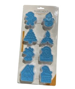 SET 8 CORTADORES NAVIDAD CON MARCADOR