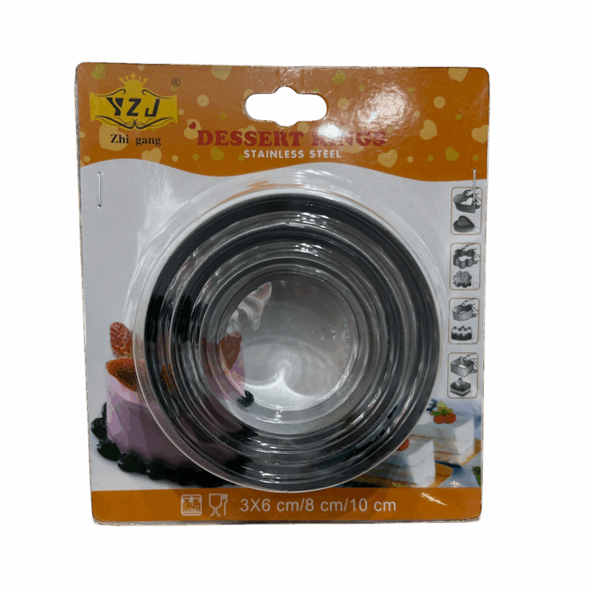CORTADOR ACERO INOXIDABLE 3 MEDIDAS