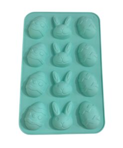 MOLDE SILICONA HUEVOS Y CONEJOS