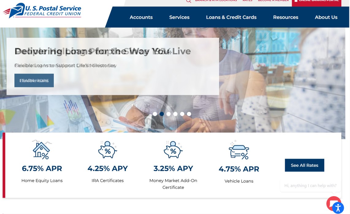 USPS Federal Credit Union – uspsfcu.org