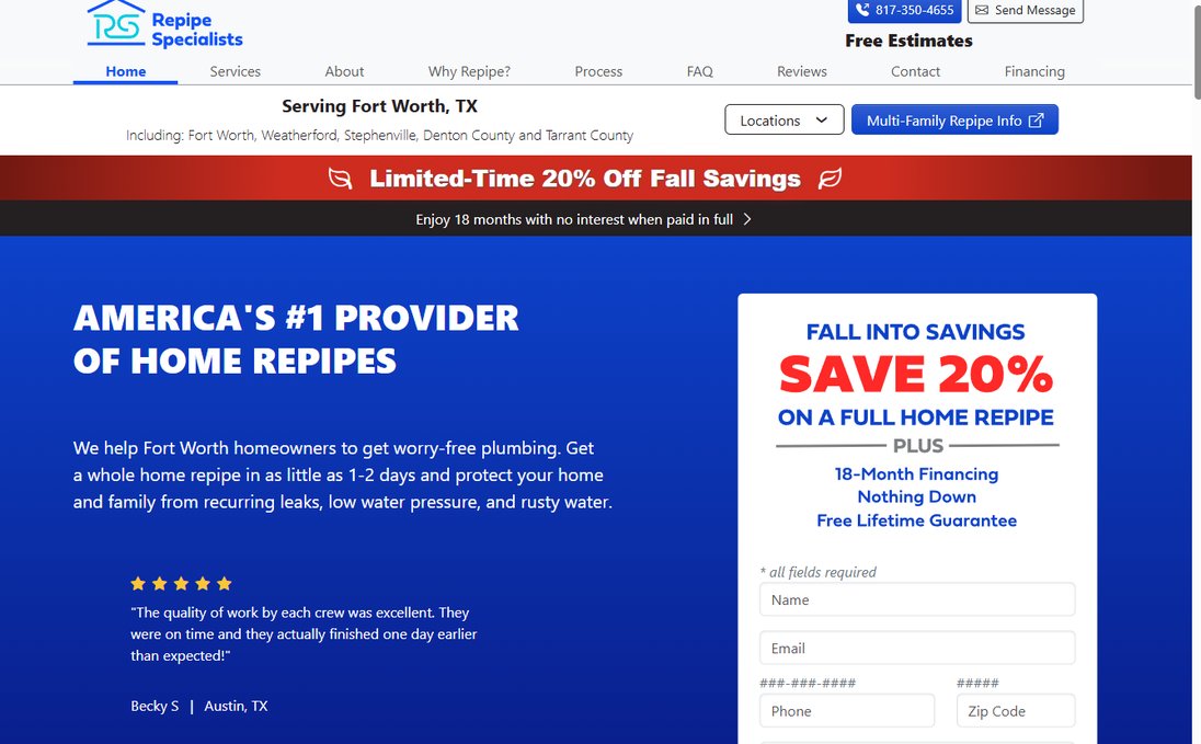 Fort Worth Repipe – fort-worth.repipe.com