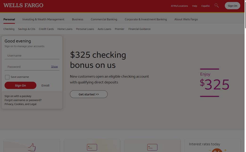 Wells Fargo – wellsfargo.com